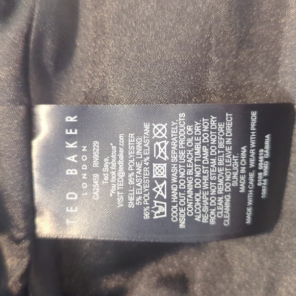 Ted Baker London NWT one shoulder dress - Picture 9 of 11